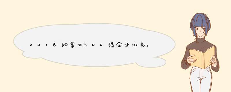 2018加拿大500强企业排名：3家银行上榜第1营收449.4亿美元