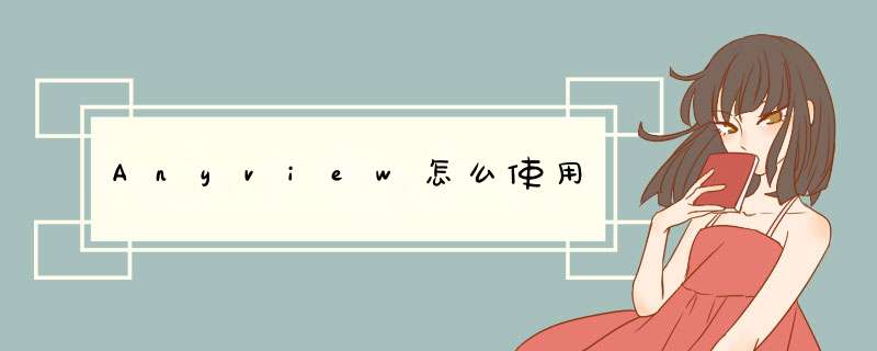 Anyview怎么使用