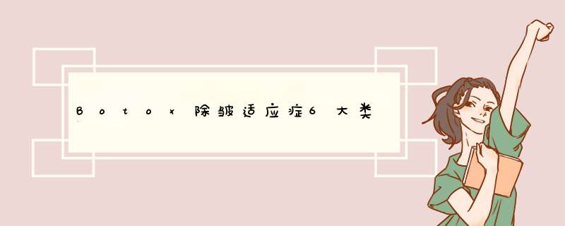 Botox除皱适应症6大类
