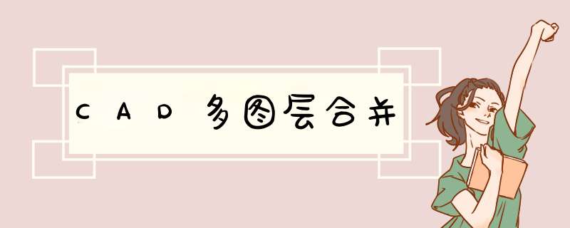 CAD多图层合并