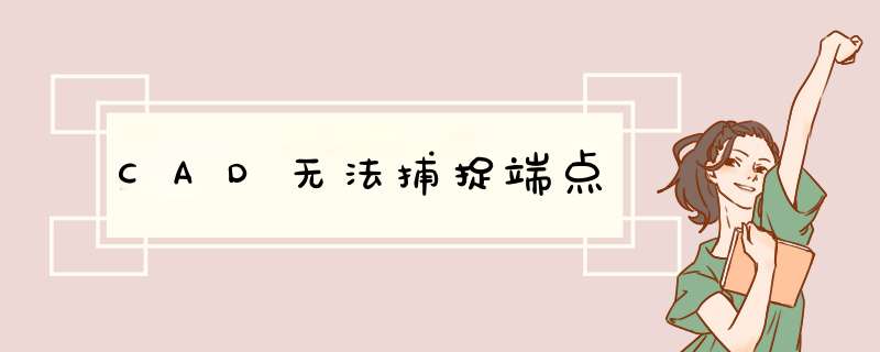 CAD无法捕捉端点