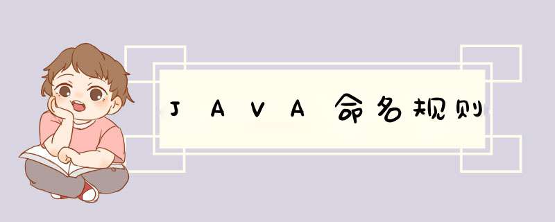 JAVA命名规则