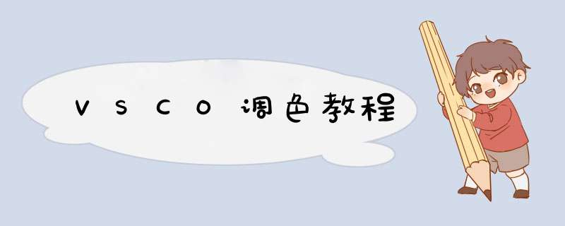 VSCO调色教程
