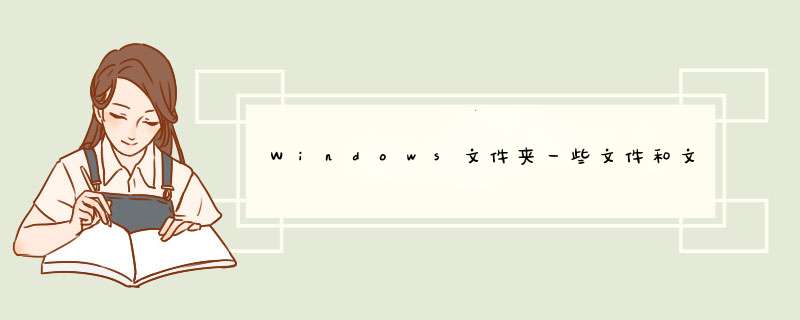 Windows文件夹一些文件和文件夹的作用