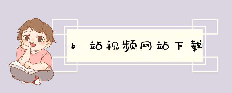 b站视频网站下载