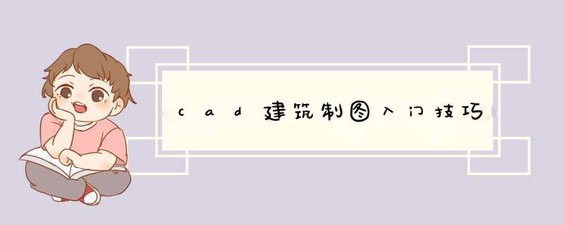 cad建筑制图入门技巧