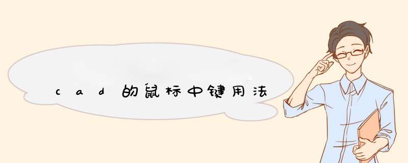 cad的鼠标中键用法