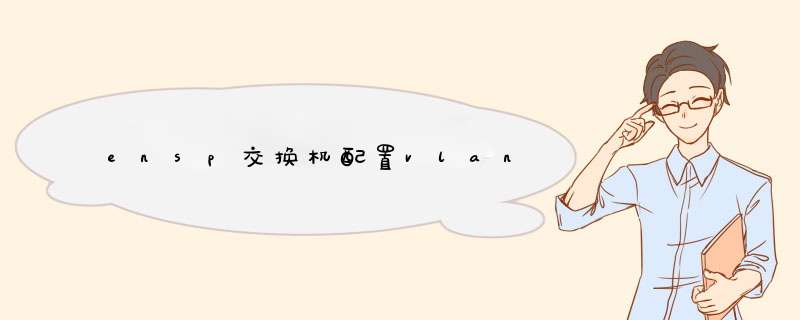 ensp交换机配置vlan