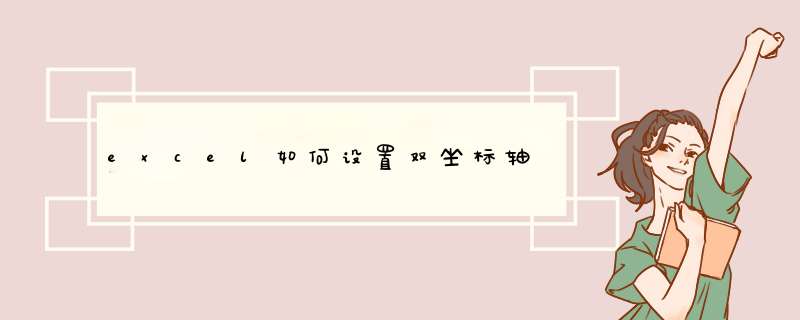 excel如何设置双坐标轴
