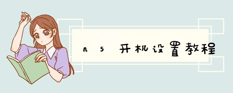 ns开机设置教程