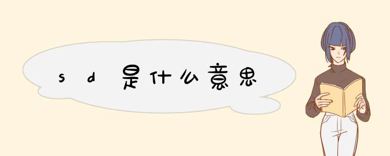 sd是什么意思