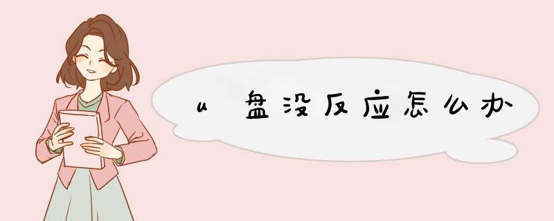 u盘没反应怎么办