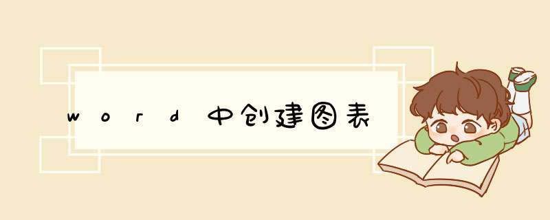 word中创建图表