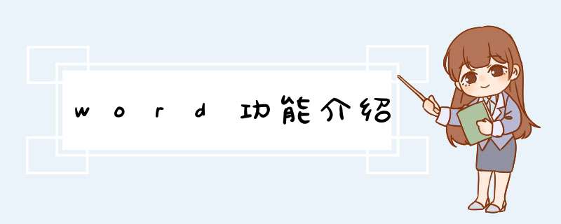 word功能介绍