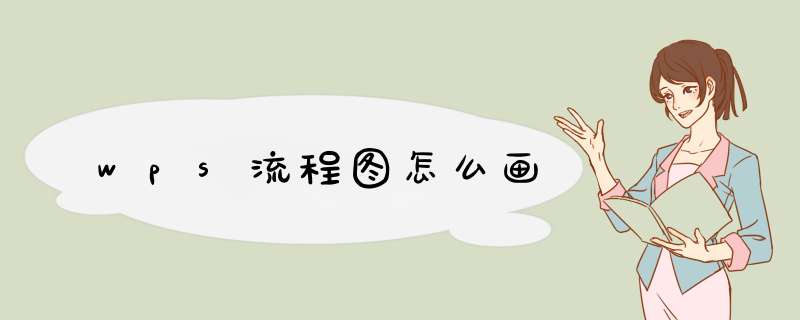 wps流程图怎么画