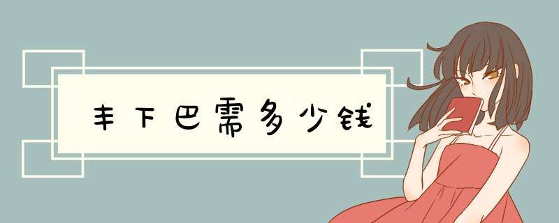 丰下巴需多少钱
