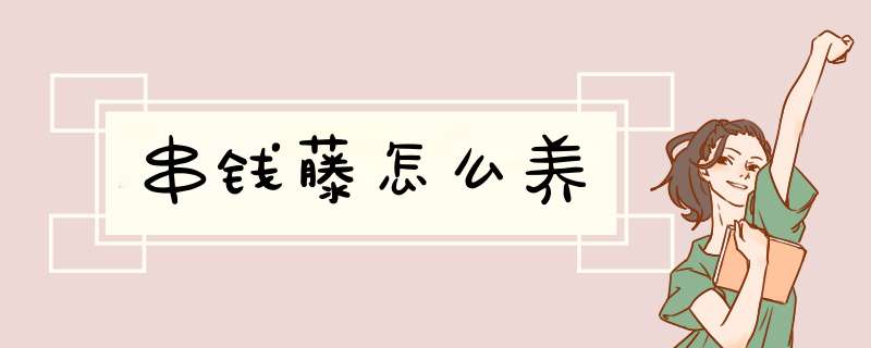 串钱藤怎么养