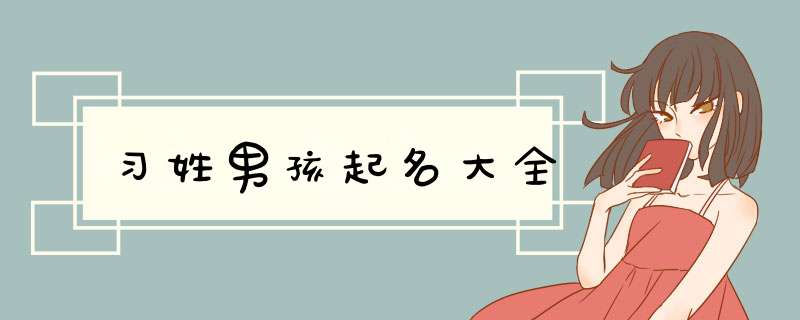 习姓男孩起名大全