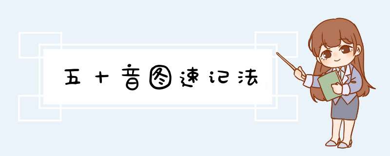 五十音图速记法