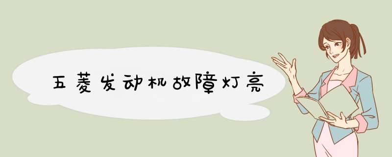 五菱发动机故障灯亮