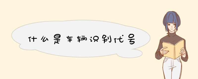 什么是车辆识别代号