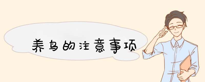 养鸟的注意事项