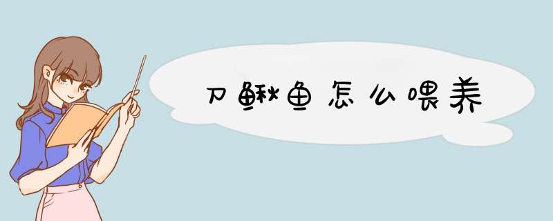 刀鳅鱼怎么喂养