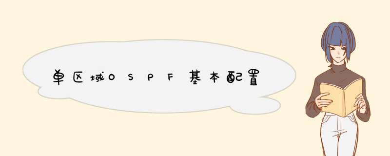 单区域OSPF基本配置