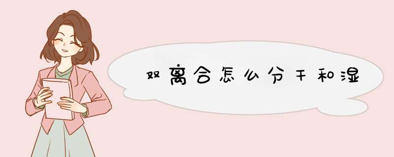 双离合怎么分干和湿