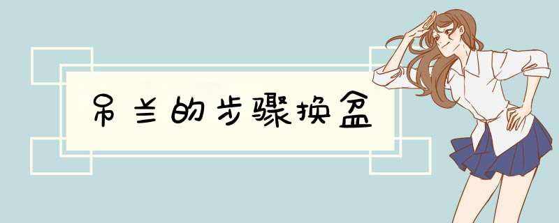吊兰的步骤换盆