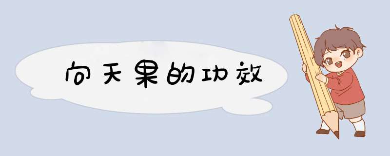向天果的功效