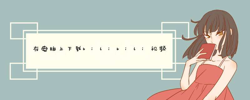 在电脑上下载bilibili视频