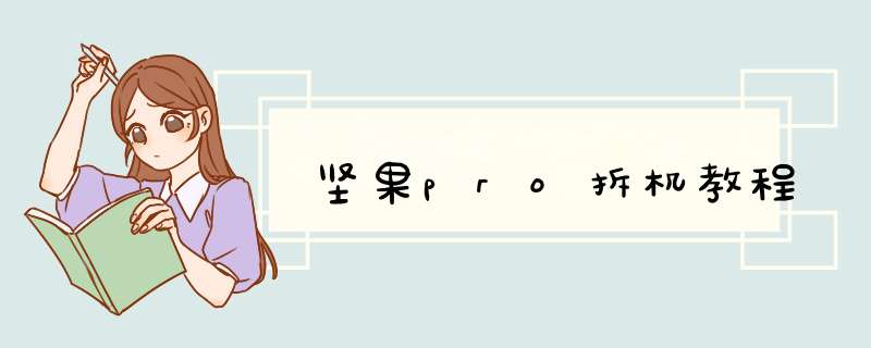 坚果pro拆机教程
