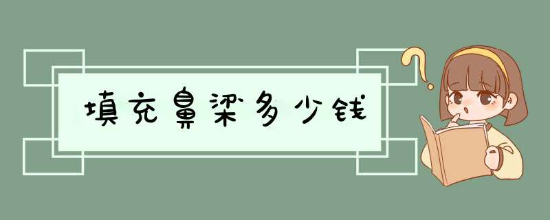 填充鼻梁多少钱