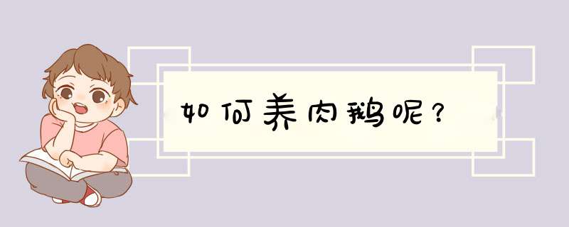 如何养肉鹅呢？