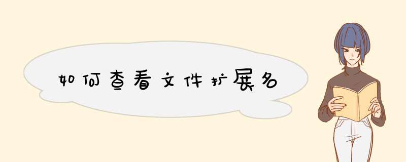 如何查看文件扩展名