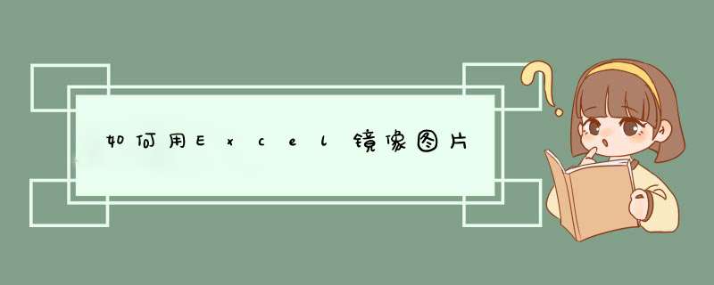 如何用Excel镜像图片