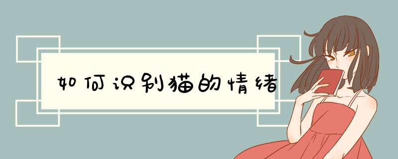 如何识别猫的情绪