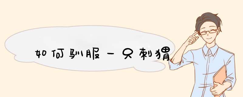 如何驯服一只刺猬