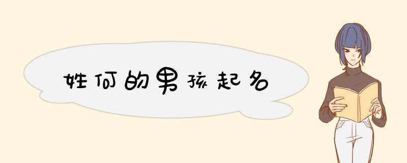 姓何的男孩起名