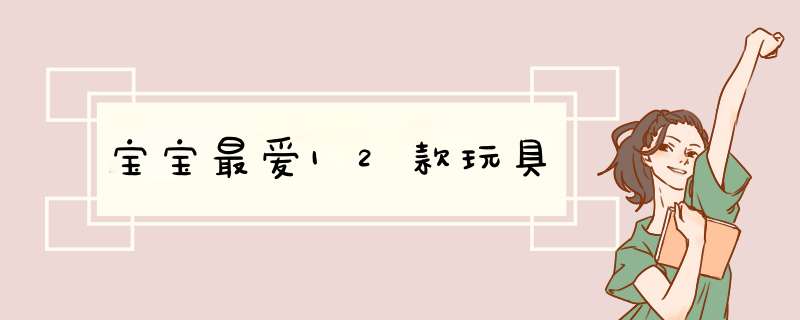 宝宝最爱12款玩具