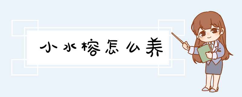 小水榕怎么养