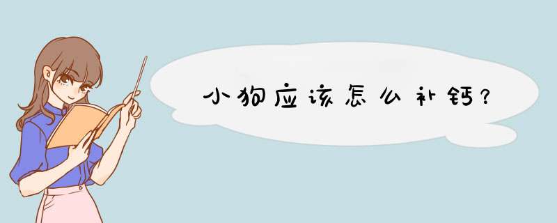 小狗应该怎么补钙？