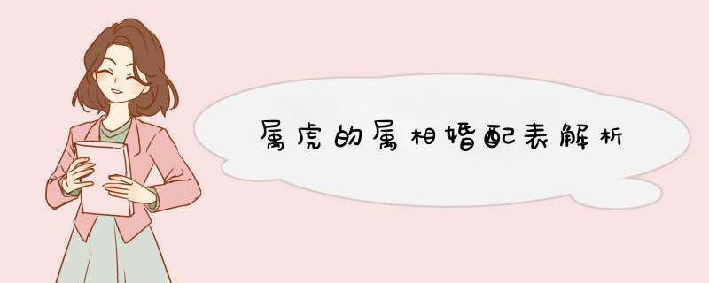 属虎的属相婚配表解析