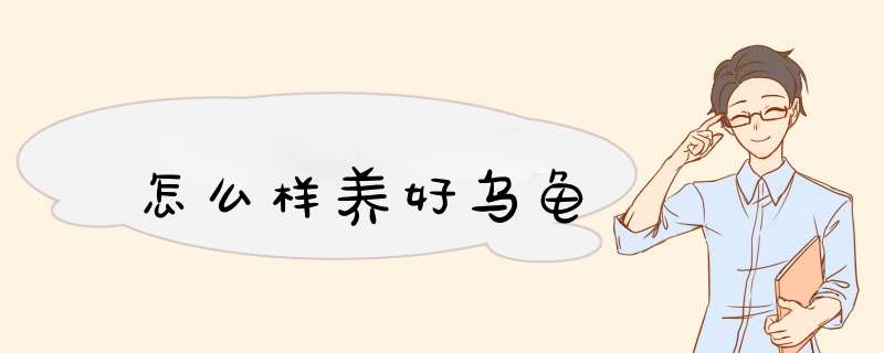 怎么样养好乌龟