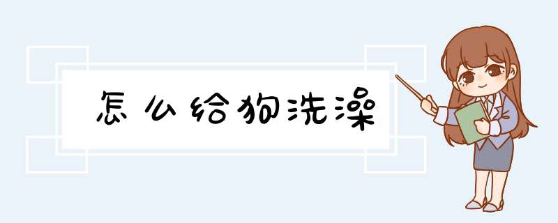 怎么给狗洗澡
