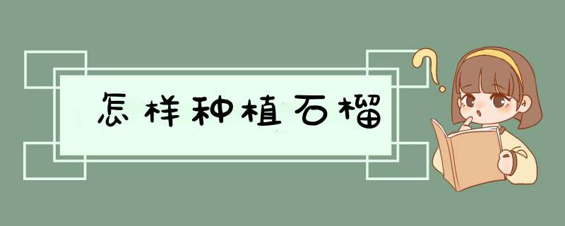 怎样种植石榴