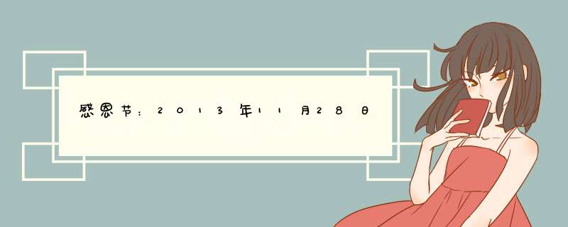 感恩节：2013年11月28日