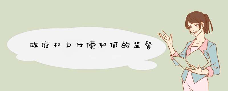 政府权力行使如何的监督