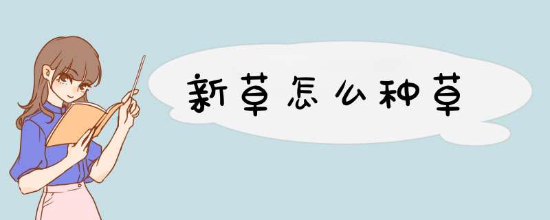 新草怎么种草